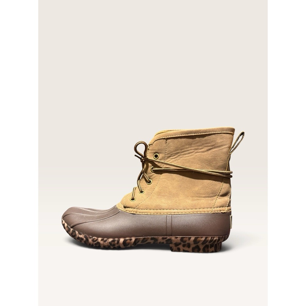 Marley Lilly Duck Boot Brown Women's Size 10